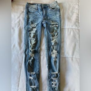 American Eagle Super Stretch Distressed Jeans